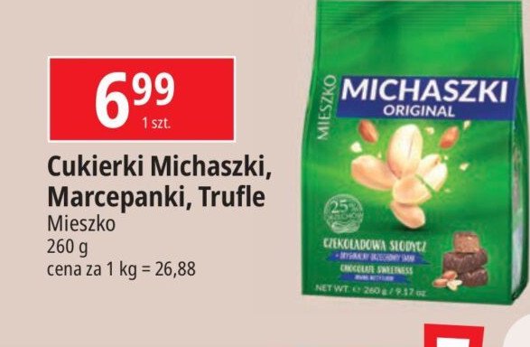 Cukierki trufle Mieszko michaszki promocja