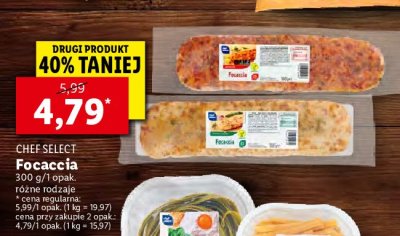 Focaccia z papryką i pomidorami Chef select promocja