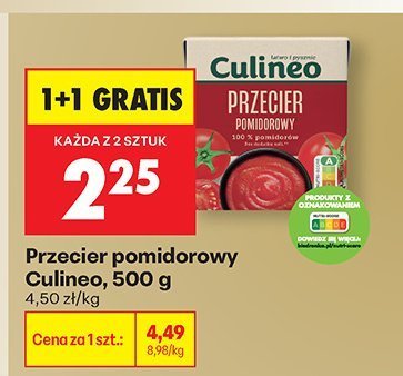 Przecier pomidorowy Culineo, 500 g promocja w Biedronka