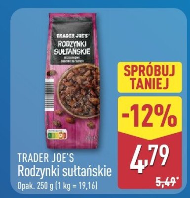 Rodzynki sułtańskie  promocja w Aldi