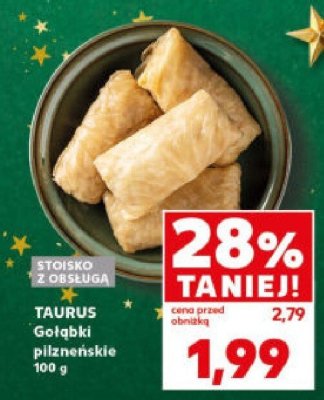 Gołąbki pilzneńskie 100 g Taurus promocja w Kaufland