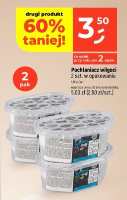 Pochłaniacz wilgoci 2 szt. w opakowaniu 175 zł/szt. promocja w Dealz