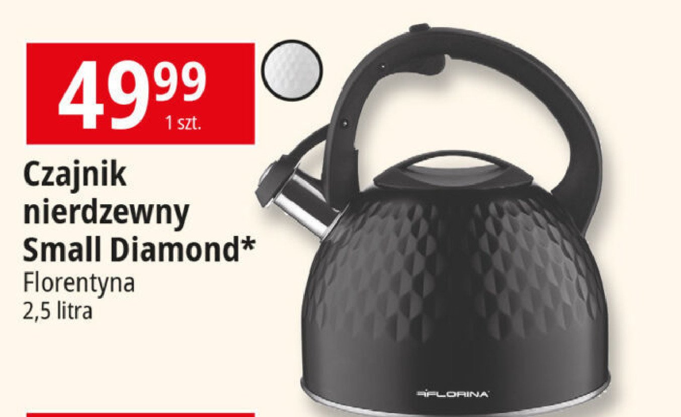 Czajnik small diamond Florentyna promocja