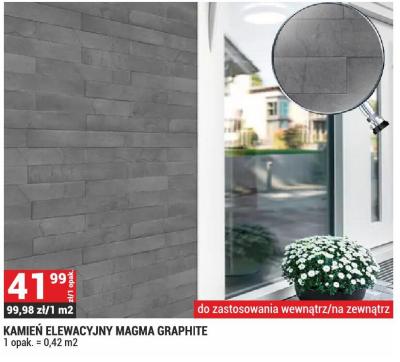 Kamień elewacyjny MAGMA GRAPHITE promocja w Merkury Market