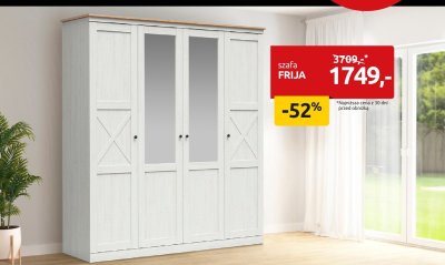 Szafa FRIJA promocja w Black Red White