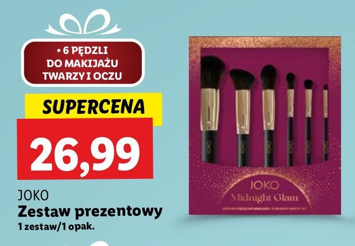 Zestaw pędzli Joko zestawy Joko make-up promocja w Lidl