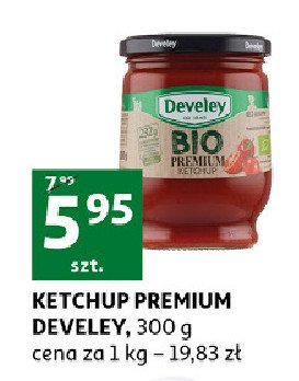 Ketchup premium bio Develey promocja