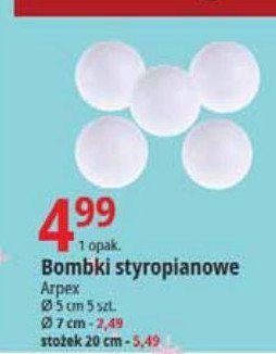 Bombki styropianowe 5 cm Arpex promocja