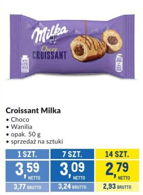 Croissant Milka Choco Wanilia 50g promocja w Makro