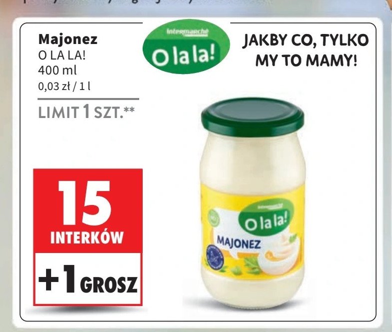 Majonez O la la! promocja