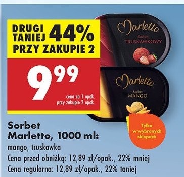 Sorbet mango Marletto promocja