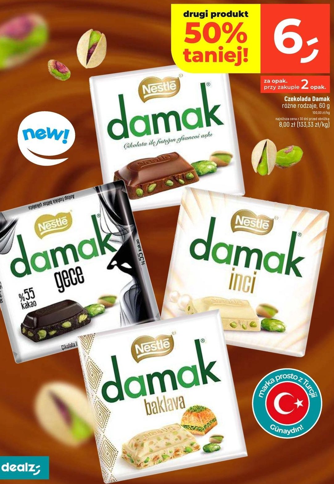 Czekolada baklava Nestle damak promocja