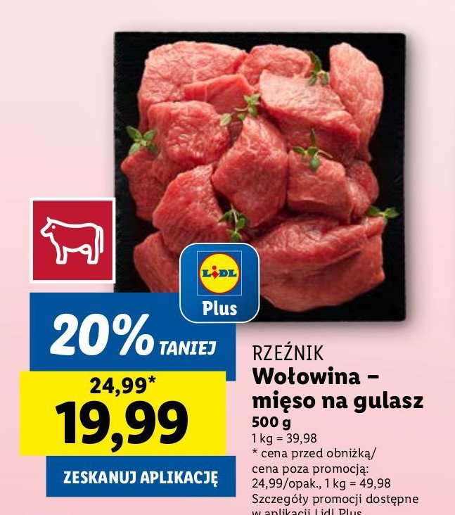 Gulasz wo艂owy Rze藕nik codzienna dostawa promocja