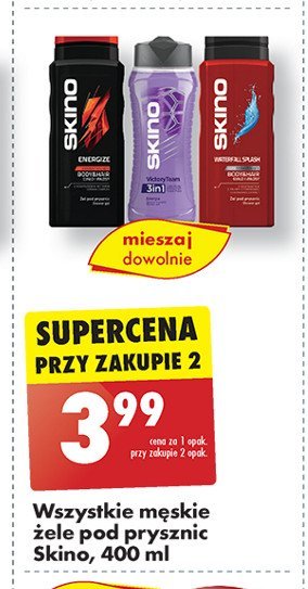 Żel pod prysznic energy Skino promocja