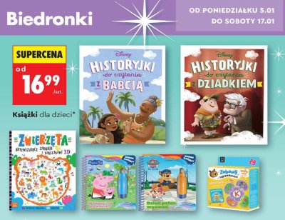 Książka Zwierzęta aktywizujące 3D promocja w Biedronka