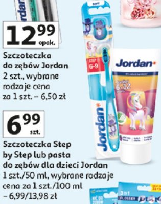 Szczoteczka do z臋b贸w 6-9 lat Jordan step by step promocja