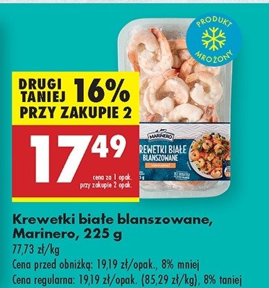 Krewetki białe blanszowane Marinero promocja