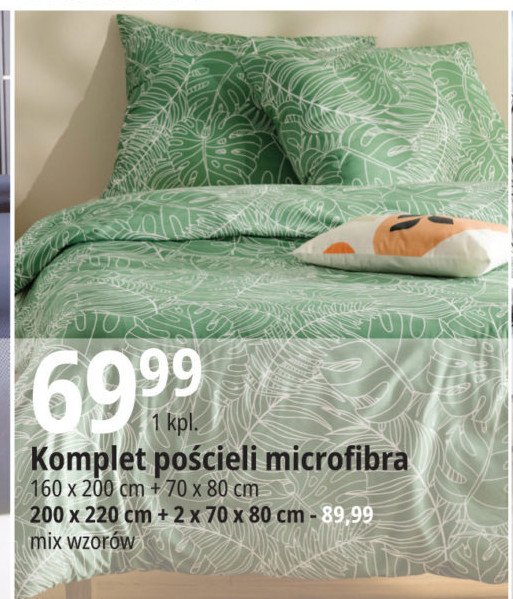 Komplet pościeli micro 160 x 200 cm + 2x 70 x 80 cm promocja