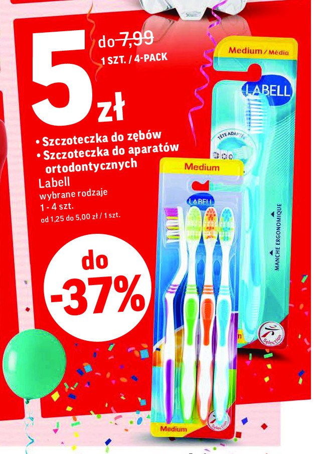 Szczoteczka do aparat贸w ortodontycznych Labell promocja