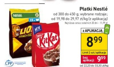 Płatki śniadaniowe Kitkat promocja