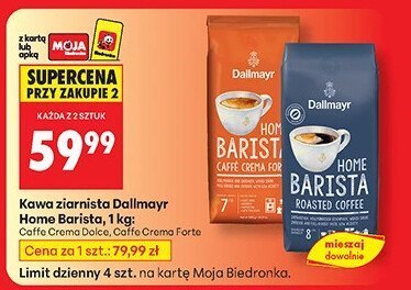 Kawa ziarnista Dallmayr różne rodzaje promocja w Biedronka