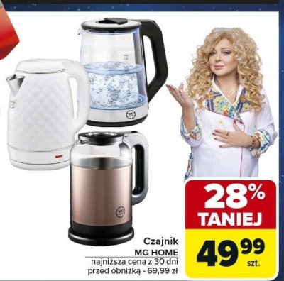 Czajnik, różne rodzaje MG Home promocja w Carrefour