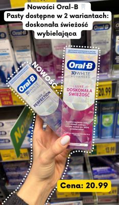 Pasta do zębów 3D White Advanced Luxe Doskonała Świeżość promocja w Kaufland
