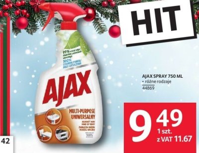 Spray Ajax 750 ML promocja w Selgros
