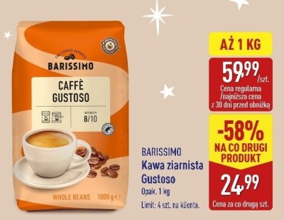 Kawa ziarnista Caffè Gustoso promocja w Aldi