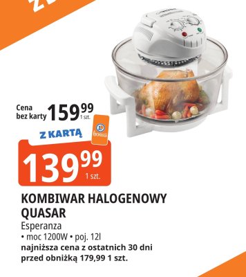 Kombiwar halogenowy QUASAR Esperanza promocja w Leclerc