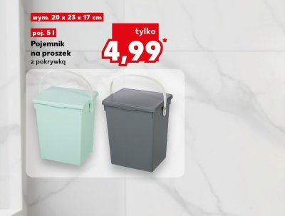 Pojemnik na proszek z pokrywką promocja w Kaufland