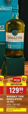 Whisky The Singleton 12 YO promocja w Biedronka