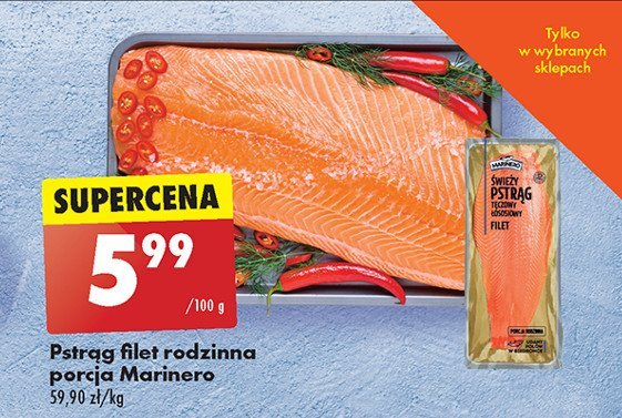 Pstrąg filet rodzinna porcja Marinero promocja