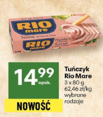 Tuńczyk Rio Mare promocja w Delikatesy Centrum