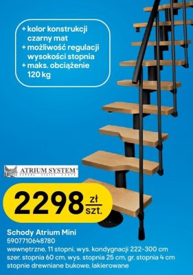Schody Atrium Mini promocja w Castorama