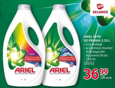 P艂yn do prania promocja w Selgros