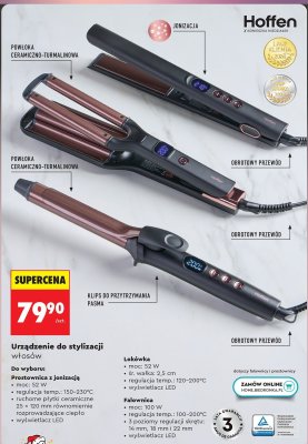 Urządzenie do stylizacji włosów Hoffen - falownica promocja w Biedronka