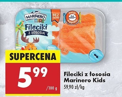 Fileciki z 艂ososia Marinero kids promocja