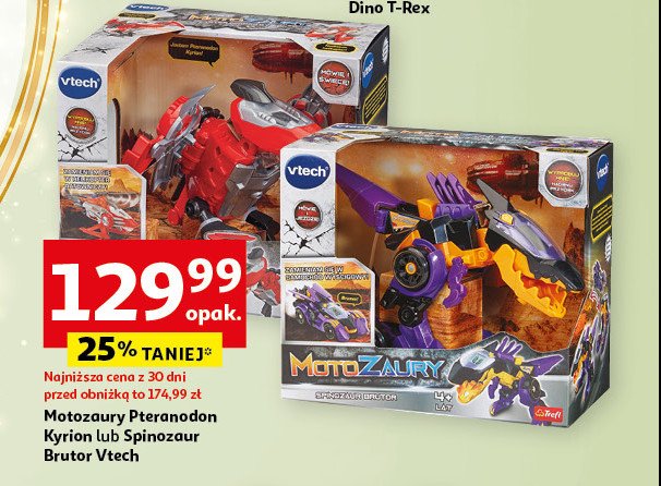 Motozaury spinozaur brutor Vtech promocja w Auchan