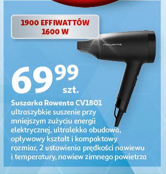 Suszarka cv1801 Rowenta promocja w Auchan