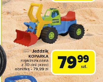Koparka jeździk promocja w Carrefour Market
