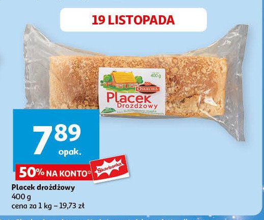 Placek drożdżowy Oskroba promocja