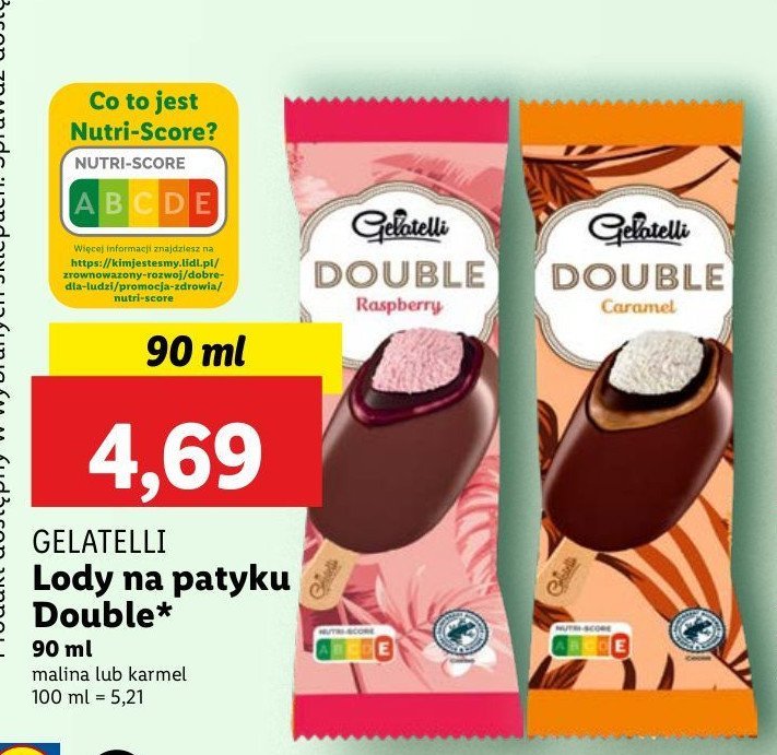 L贸d double raspberry Gelatelli promocja