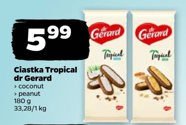 Ciastka tropical peanut Dr gerard promocja