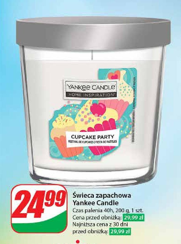 Świeca cupcake party YANKEE CANDLE promocja