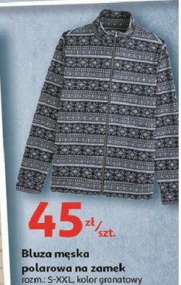 Bluza męska polar s-xxl Auchan inextenso promocja