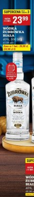 Wódka Żubrówka Biała 40%, 500 ml promocja w Biedronka