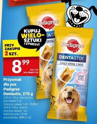 Przysmak dla psa Pedigree Dentastix, 270 g promocja w Twój Market