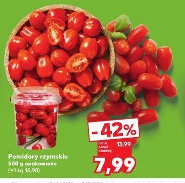Pomidory rzymskie promocja