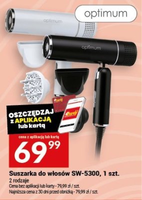Suszarka do włosów Optimum SW-5300, 1 szt. promocja w Twój Market